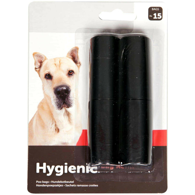 Flamingo Poop Bags - set of rolls of dog waste bags.