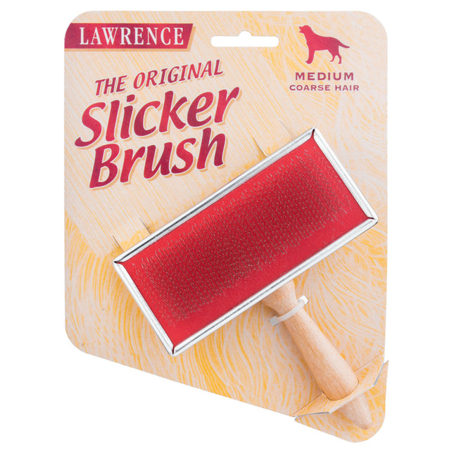Lawrence Slicker Brush - Wire Brush for Dogs, Hard.