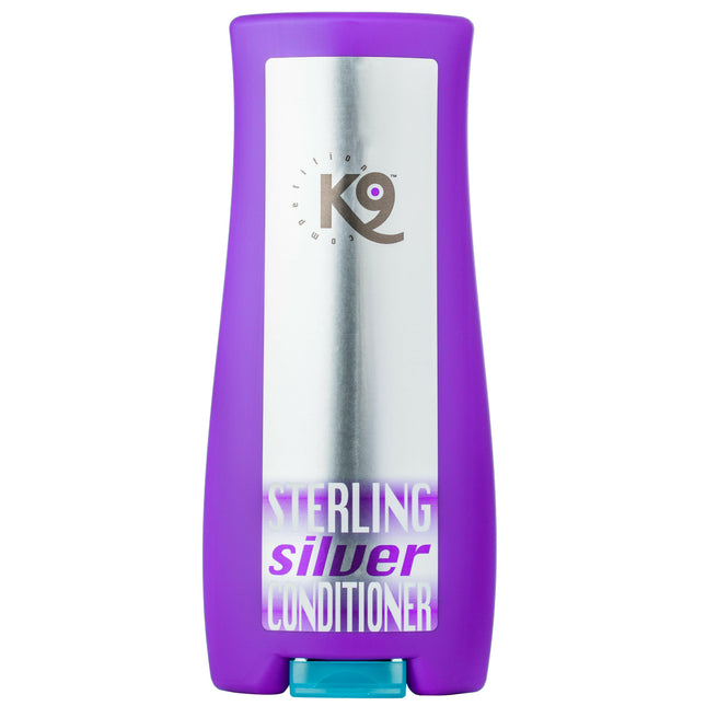 K9 Horse Sterling Silver Conditioner - conditioner for white and silver horse coats, revitalizing coat color, concentrate 1:40.