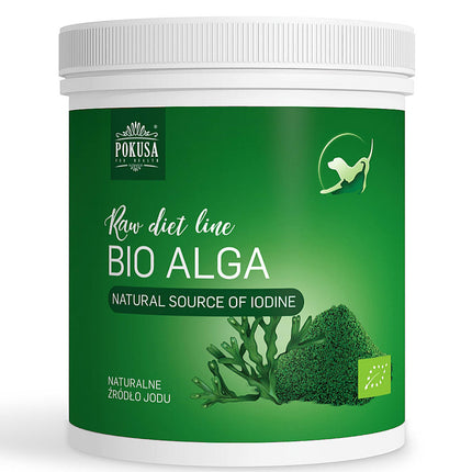 Pokusa RawDietLine Bio Algae - powder made from Norwegian seaweed, a rich source of nutrients