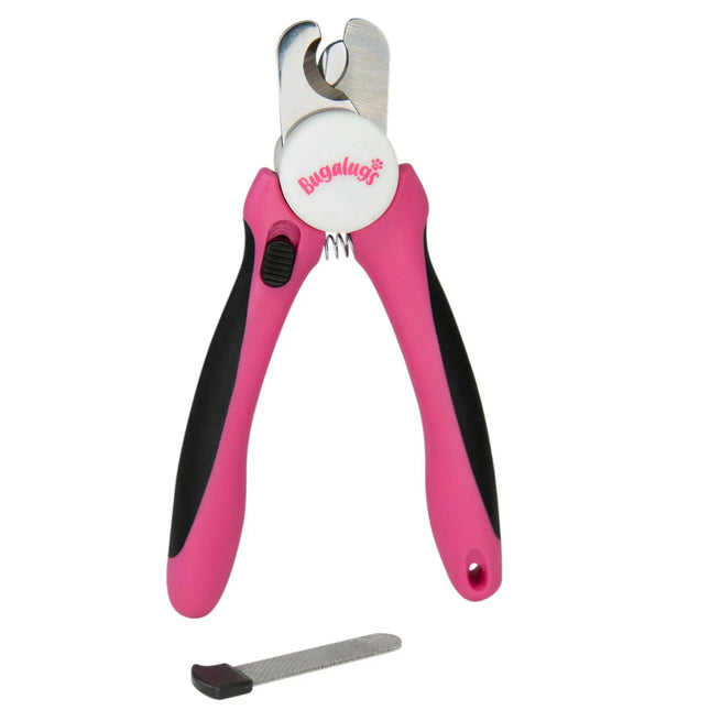 Bugalugs Nail Clippers Small/Medium - nail clippers for dogs and cats, with a file, small.
