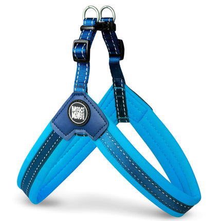 Max&Molly Q - Fit Harness Sky - step-in harness for dogs, lightweight and adjustable.