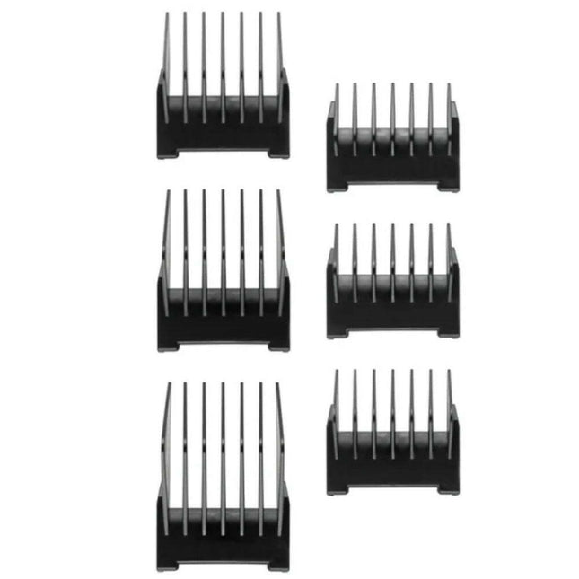 Andis Easy Clip Comb Set - set of 6 attachment combs for Andis Vida, Pulse Li clippers.