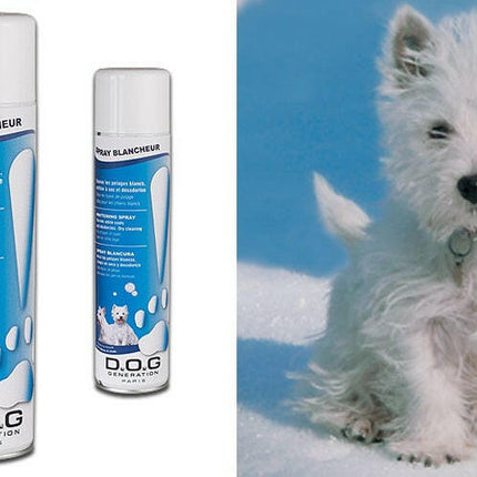 Dog Generation Whitening Spray - whitening powder for dog and cat fur, in a spray..