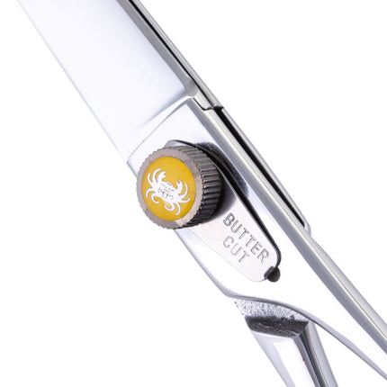 Geib Crab Straight Scissors Level 2 - high-quality straight scissors for pet grooming with a single-sided micro-grind.
