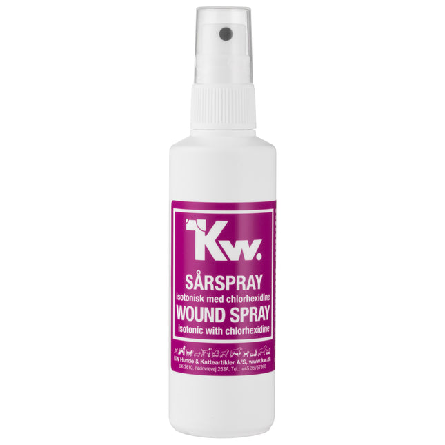 KW Wound Spray - isotonic solution for minor cuts and wounds in dogs and cats, with chlorhexidine