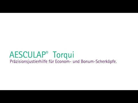 Aesculap Torqui Econom - torque wrench for precise adjustment of Aesculap clipper blades for cattle and horses.