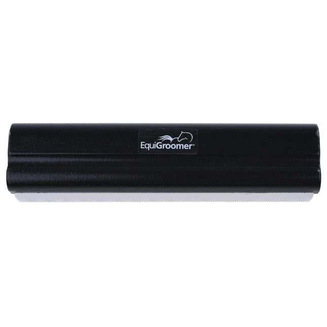 EquiGroomer 8cali (20.3cm) - grooming brush for horses, undercoat trimmer for dogs and cats, black.