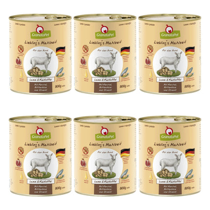 GranataPet Lamb & Potato - grain-free wet dog food, lamb and potatoes.