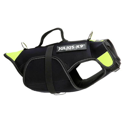 Julius - K9 Multifunctional Neon Vest - swimming vest for dogs, rehabilitation.