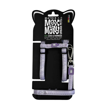 Max&Molly Cat Lead & Harness Set Matrix 2.0 - harness and leash set for cats, with neoprene lining.