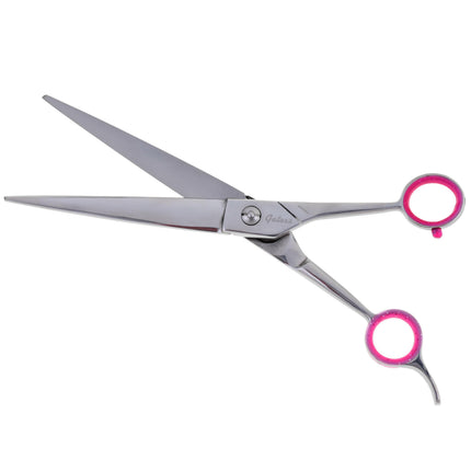 Geib Gator Straight Scissors, straight grooming scissors made of Japanese stainless steel with micro-serration.