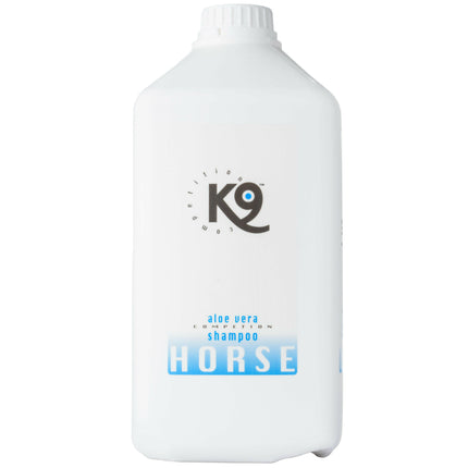 K9 Horse Aloe Vera Shampoo - Aloe Vera shampoo for horses, for daily use, concentrate 1:20 - 2.7L.
