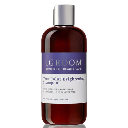 IGroom True Color Brightening Shampoo - shampoo for dogs and cats, enhances coat color and adds shine, concentrate 1:8.