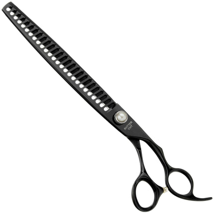 Geib Black Pearl Chunker 8.5 - single-sided thinning shears 8.5 made of cobalt steel, 26 teeth.