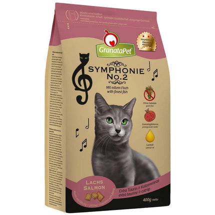 GranataPet Symphonie - grain-free dry food for cats, salmon.