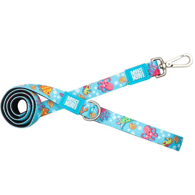 Max&Molly Short Leash Ocean - colorful urban leash for dogs, pattern 120cm.