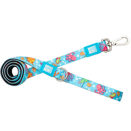 Max&Molly Short Leash Ocean - colorful urban leash for dogs, pattern 120cm.