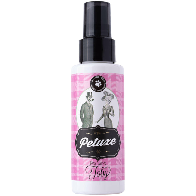 Petuxe Perfume Toby - vegan perfume for dogs and cats, with a sweet bubblegum scent.