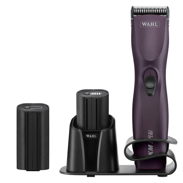 Wahl KM Supera Brushless Clipper - professional cordless clipper with a brushless motor, batteries + blade.