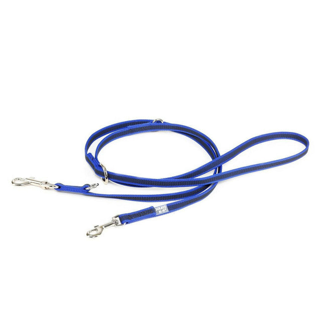 Julius K9 Color & Gray Supergrip Leash 1.4x220cm - adjustable dog leash, non-slip.