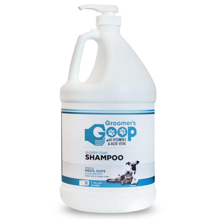 Groomer's Goop Glossy Coat Shampoo - deep cleansing shampoo for dogs and cats, for oily fur.