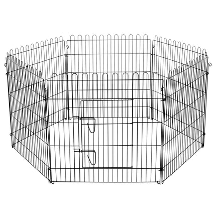 Flamingo Puppy Run Jax L - metal playpen for puppies, 6 panels with height.