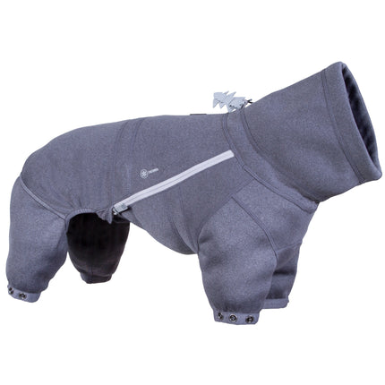 Hurtta Midlayer Overall Blackberry - fleece suit for dogs