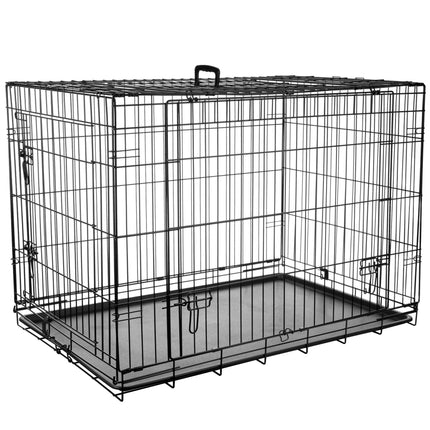 Flamingo Nyo - metal dog crate with lift-up door, XL:.