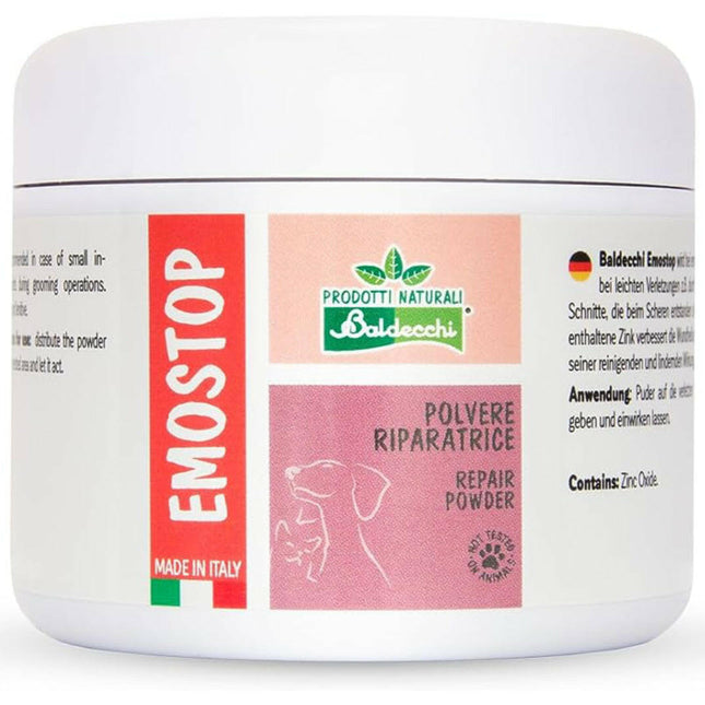 Baldecchi Emostop - bleeding control powder for dogs and cats, with zinc.