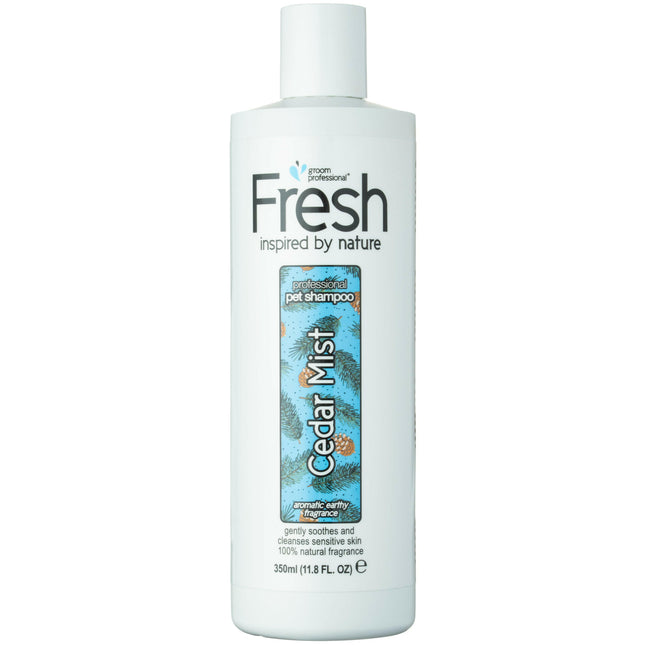 Groom Professional Fresh Cedar Mist Shampoo - shampoo for sensitive dog skin, concentrate 1:24.