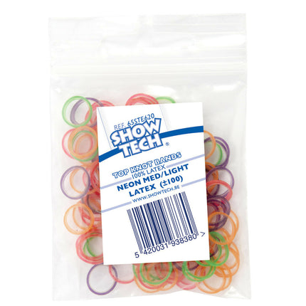 Thin latex bands Show Tech Light - 100 pcs, diameter.