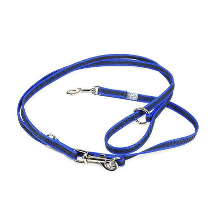 Julius K9 Color & Gray Supergrip Leash - adjustable dog leash, non-slip.