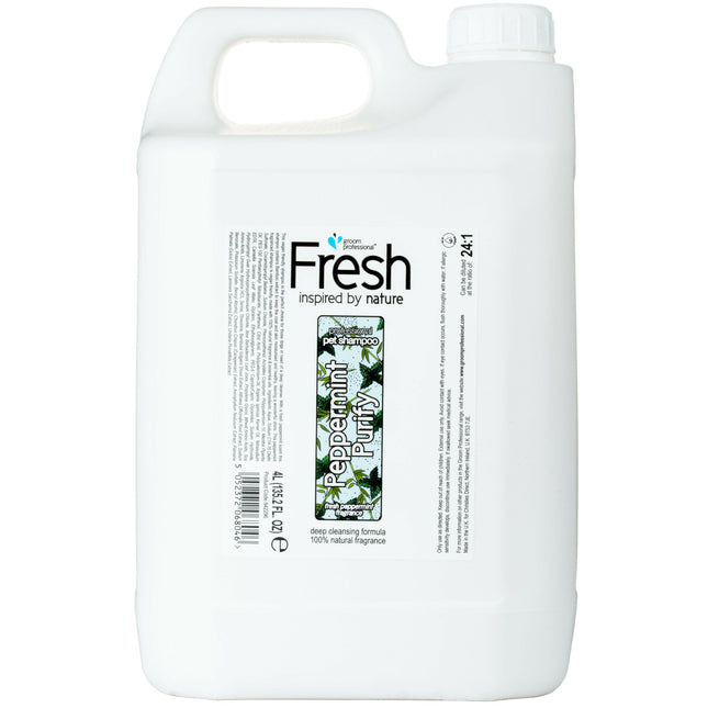 Groom Professional Fresh Peppermint Purify Shampoo - cleansing shampoo for dogs, concentrate 1:24.