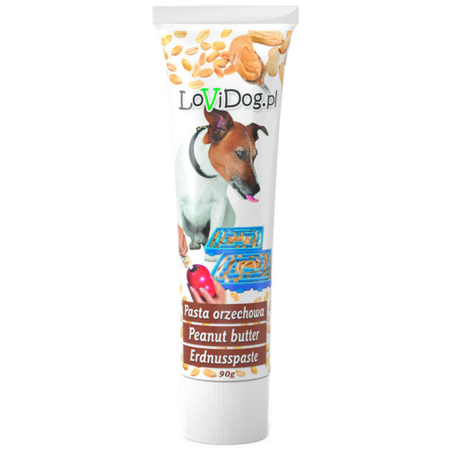 Lovi Dog Snack Premium Peanut Butter - natural peanut butter for dogs.