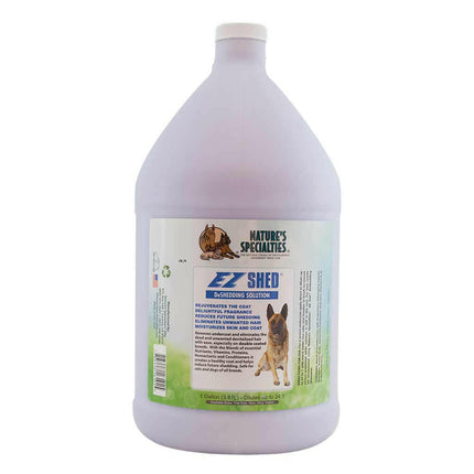 Nature's Specialties EZ Shed Conditioner - undercoat removal conditioner for dogs and cats, concentrate 1:24.