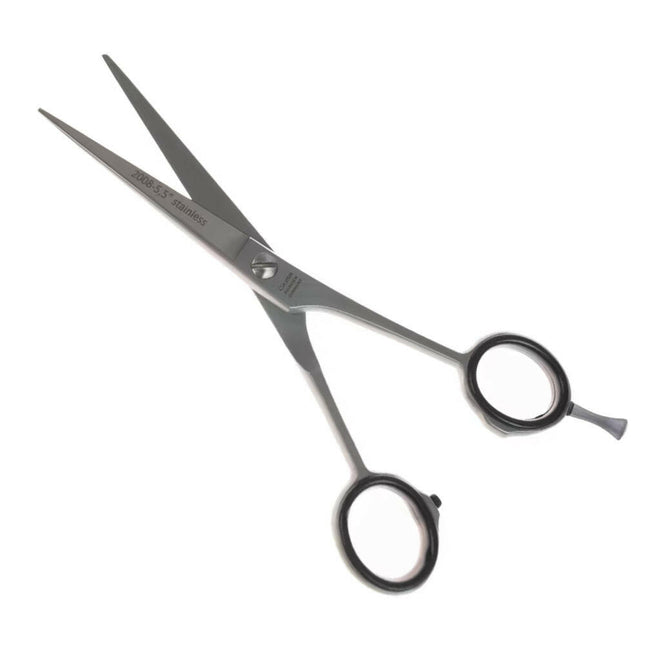 Gotta Solingen Scissors - straight, with a single-sided micro-grind and hook.