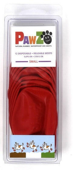 PAWZ - rubber dog boots, size S, 12 pieces.