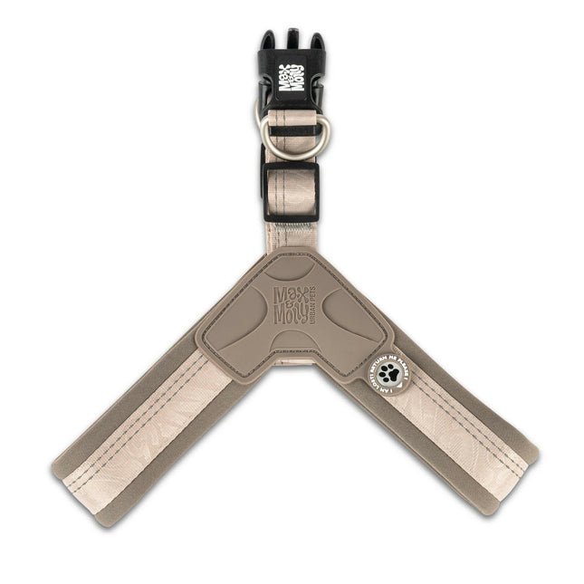 Max&Molly Q - Fit Harness Matrix 2.0 - lightweight step-in harness for dogs, with QR identifier, beige.