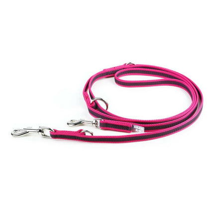 Julius K9 Color & Gray Supergrip Leash - adjustable dog leash, non-slip.