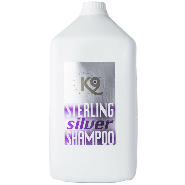 K9 Horse Sterling Silver Shampoo - shampoo for white and silver horse coats, concentrate 1:10.