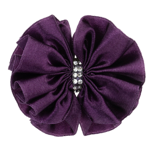 Blovi Bow Premium Satin Bow with Rhinestones.