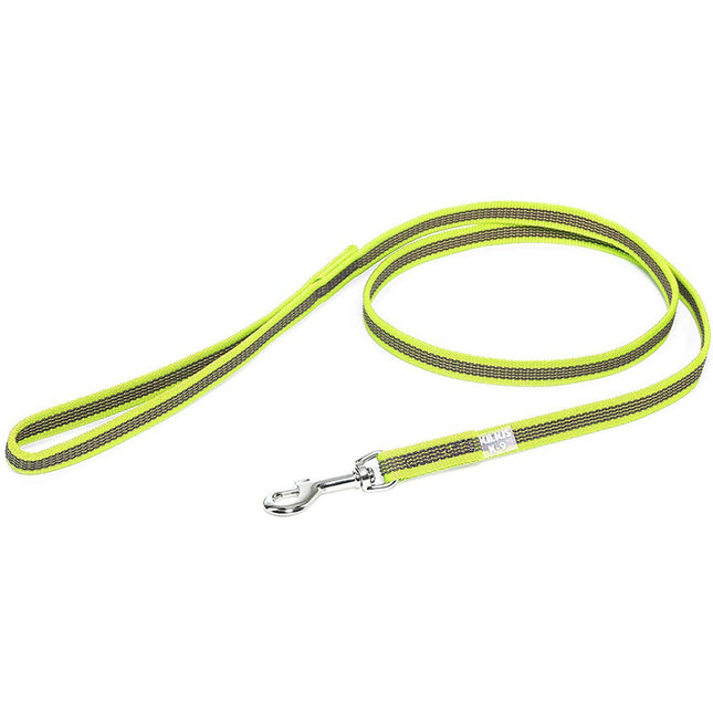 Julius K9 Color & Supergrip Leash With Handle Neon - dog leash, non-slip, neon yellow.