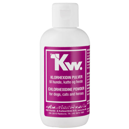 KW Chlorhexidine Powder - chlorhexidine powder for minor wounds and abrasions in dogs, cats, and horses.