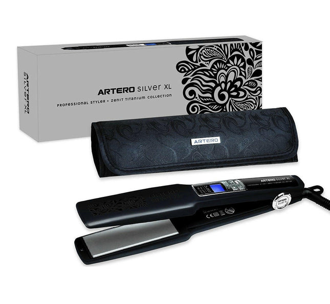 Artero Zenit - professional straightener with wide plates and negative ion generator.
