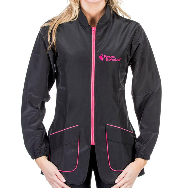Groom Professional Milano - zip-up grooming hoodie with long sleeves.