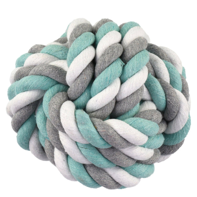 Flamingo Jim Ball - rope ball for dogs.