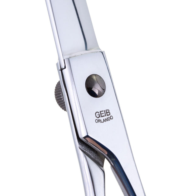 Geib Crab Straight Scissors Level 2 - high-quality straight scissors for pet grooming with a single-sided micro-grind.