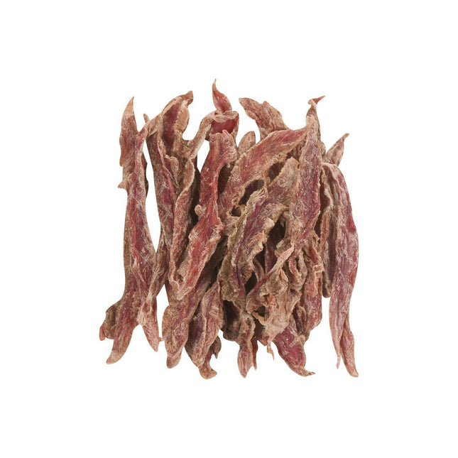 Flamingo Snack Duck Jerky - dog treats, dried duck strips.