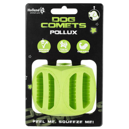 Dog Comets Pollux (5.5cm) - rubber treat toy for dogs, bouncing cube.